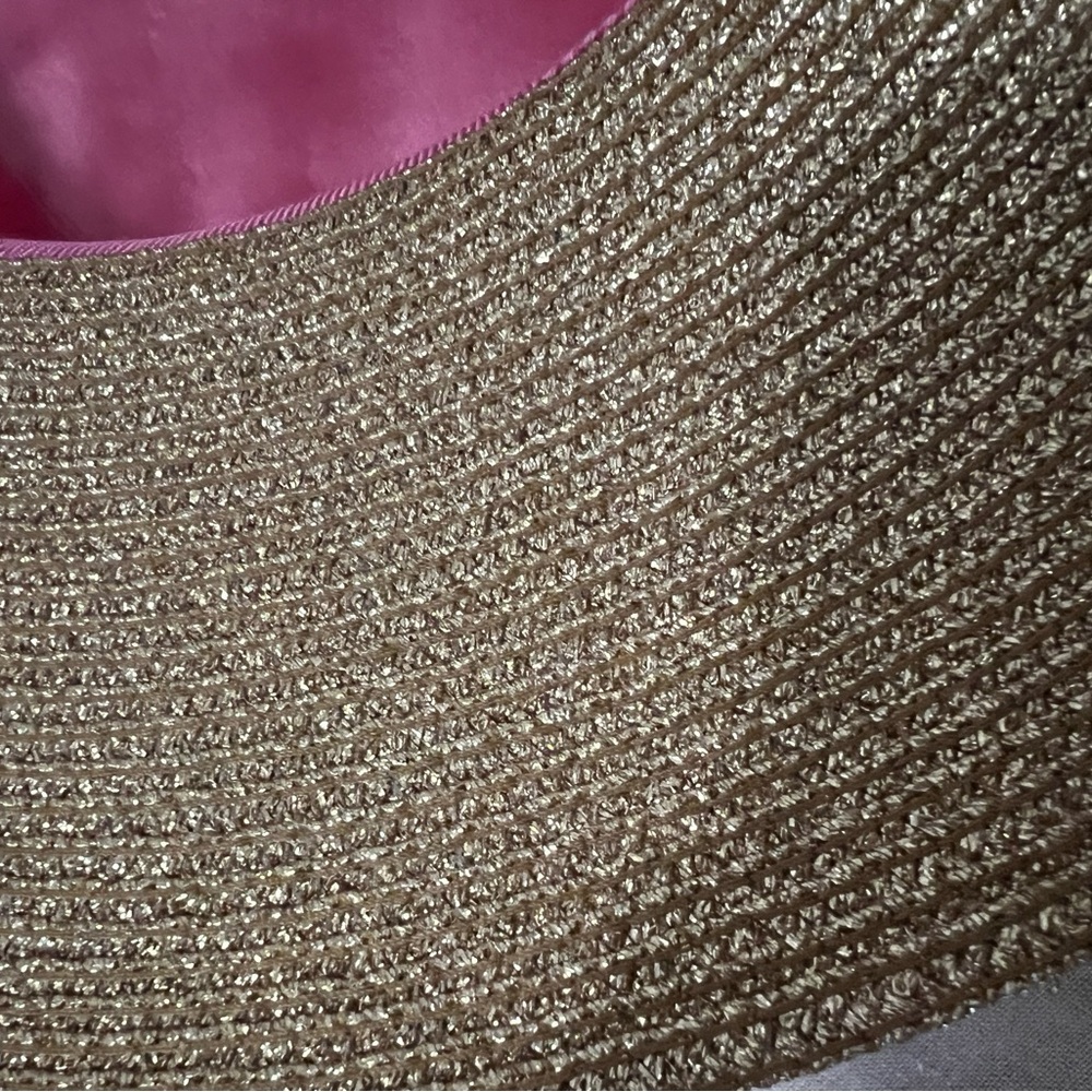 Auth Gucci lame straw hat - Picture 6 of 10
